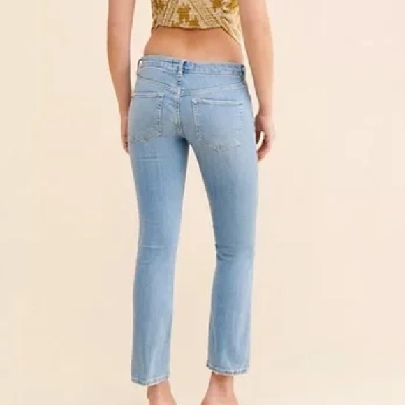 Free People | Liv Crop Flare Low Rise Jeans Various Sizes Available Boho Beach - Picture 5 of 5